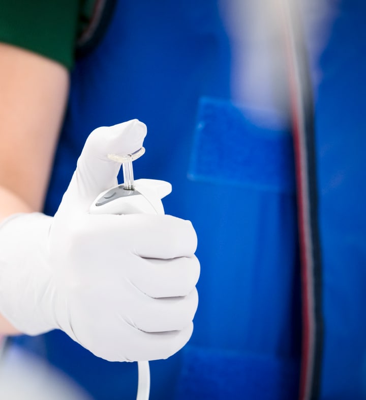 Healthcare Professional Operates Avanta 